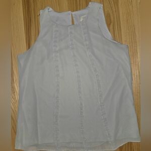 Elegant White Sleeveless Top